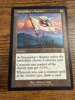 MTG Magic The Gathering Vanquisher's Banner Time Spiral Remastered!!! - Image 1