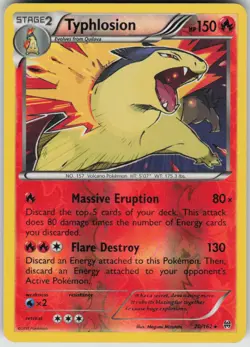 Pokemon Typhlosion Holo Rare XY - BREAKthrough 20/162 NM - Image 1