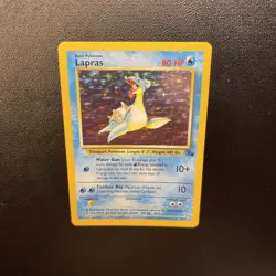 Pokemon TCG Lapras Fossil Holo Unlimited Card 10/62 - Image 5