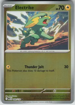 Pokemon Electrike Common ME01: Mega Evolution 049/132 NM - Image 1