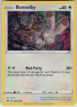 Pokemon Bunnelby - Promo SWSH: Sword & Shield Promo Cards SWSH082 NM - Image 1