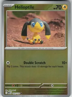 Pokemon Helioptile - Common ME01: Mega Evolution 052/132 NM - Image 1