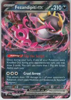 Pokemon Fezandipiti ex Double Rare SV: Shrouded Fable 038/064 NM - Image 1