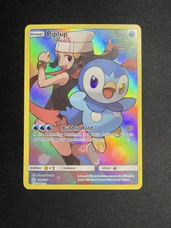 Piplup - 239/236 - Pokemon Cosmic Eclipse Sun & Moon Secret Rare Card NM - Image 1