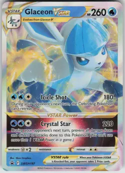 Pokemon Glaceon VSTAR - Promo SWSH: Sword & Shield Promo Cards SWSH197 NM - Image 1