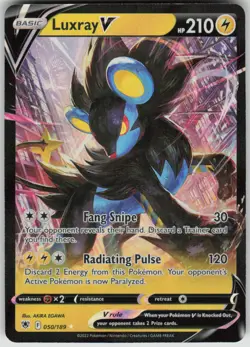 Pokemon Luxray V Ultra Rare SWSH10: Astral Radiance 050/189 NM - Image 1
