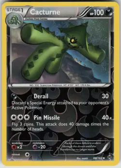 Pokemon Cacturne Uncommon XY - BREAKthrough 88/162 NM - Image 1