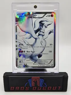 Reshiram 113/114 Full Art Ultra Rare Pokemon Black And White HP/DMG 2011 Pokemon - Image 1