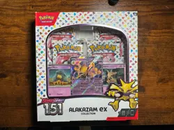 Pokemon TCG: Scarlet & Violet 151 Alakazam ex Collection Box Factory Sealed - Image 1