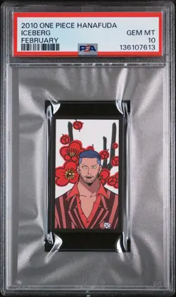 2010 ONE PIECE HANAFUDA FEBRUARY ICEBERG PSA 10 - Image 1