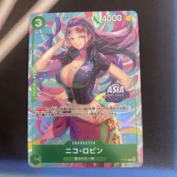 Nico Robin P-111 P ASIA PROMO One Piece Mini-tin Pack Set vol.2 Japanese BISAI - Image 1