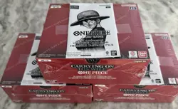 (3) One Piece OP-13 Carrying On His Will Booster Boxes English Factory Sealed - Image 2
