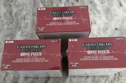 (3) One Piece OP-13 Carrying On His Will Booster Boxes English Factory Sealed - Image 5