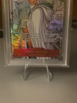 One Piece EN Silvers Rayleigh OP08-118 Manga Alternate Art PSA 10 - Image 2