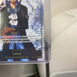 Sabo OP13-120 Secret Rare Alternate Art Carrying On His Will One Piece TCG - Image 4
