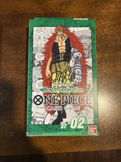 One Piece TCG ST-02 Starter Deck Green Kid Worst Generation (English) - Image 1