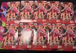 ONE PIECE Heroines EB-03 Lot x10 Sleeved Booster pack English Ships Today - Image 1