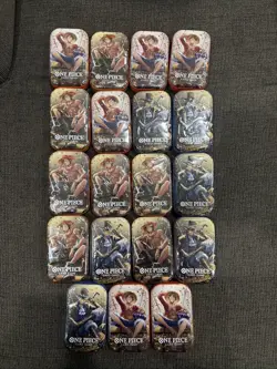 ONE PIECE CARD GAME - TIN PACK ART SET VOL. 2 (TS-02, OP13) x 19 READY TO SHIP - Image 1