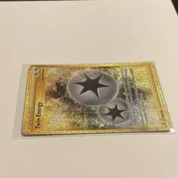 Pokemon Twin Energy - 209/192 Rebel Clash Sword & Shield Secret Rare Card Holo - Image 4