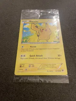 Pokemon Card - Pikachu XY 42/146 - Holo - Movie Promo - Factory Sealed - Image 2