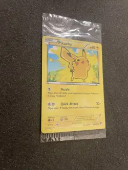 Pokemon Card - Pikachu XY 42/146 - Holo - Movie Promo - Factory Sealed - Image 3