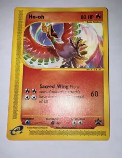 2002 Pokemon Ho-Oh Black Star Promo #52 WOTC NM Vintage Rare Card - Image 2