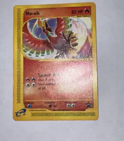 2002 Pokemon Ho-Oh Black Star Promo #52 WOTC NM Vintage Rare Card - Image 4
