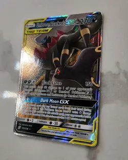 Pokemon TCG Umbreon & Darkrai GX Holo Card 125/236 Sm-Unified Minds Tag Team - Image 2