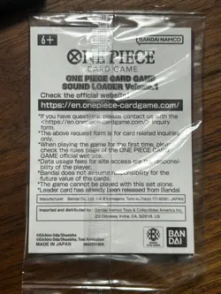 Monkey D Luffy OP05-060 Leader Sound Loader Promo One Piece Card English SEALED - Image 2