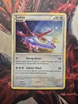 2010 POKEMON Card TCG Latias HGSS10 Black Star Promos Cosmos HOLO Holofoil LP/MP - Image 1