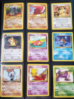 Huge Vintage Pokemon Binder Collection Lot of 100 Cards NM-LP - Image 1