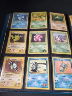 Huge Vintage Pokemon Binder Collection Lot of 100 Cards NM-LP - Image 4