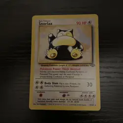 Snorlax Jungle 27/64 Non Holo Rare Vintage Pokemon TCG LP 1999 WOTC Card - Image 1