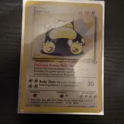 Snorlax Jungle 27/64 Non Holo Rare Vintage Pokemon TCG LP 1999 WOTC Card - Image 3
