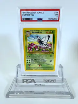 1999 Nintendo Pokemon Jungle #33 Butterfree - PSA: NM 7 Trading Card - Image 1
