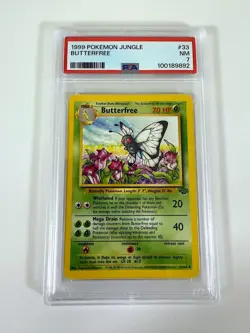 1999 Nintendo Pokemon Jungle #33 Butterfree - PSA: NM 7 Trading Card - Image 2