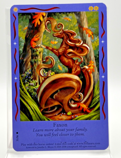 Bella Sara Faxon 51/86 Magical Friends Card Regular Rare - Image 1