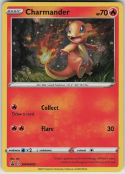 Pokemon Charmander - Promo SWSH: Sword & Shield Promo Cards SWSH092 NM - Image 1