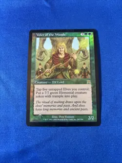 FOIL VOICE OF THE WOODS LP- Onslaught Original mtg Magic fast shipping - Image 1