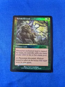 FOIL FERTILE GROUND MP Invasion Original mtg Magic fast shipping - Image 1