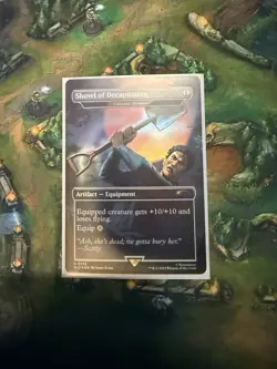 Shovel of Decapitation Colossus Hammer Secret Lair Drop Foil - MTG - Image 1