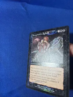 FOIL YAWGMOTH’S AGENDA LP Invasion mtg Magic fast shipping - Image 3