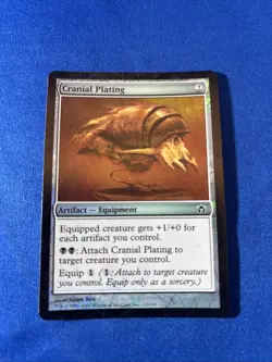 FOIL CRANIAL PLATING LP Fifth Dawn Original mtg Magic fast shipping - Image 1