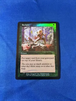 FOIL RECLAIM LP+ 7th Seventh Edition Original mtg Magic fast shipping - Image 1