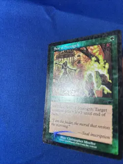 FOIL SEAL OF STRENGTH LP+ Nemesis Original mtg Magic fast shipping - Image 3