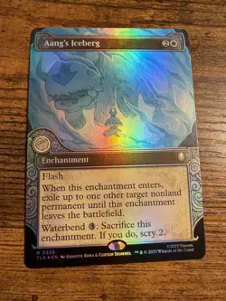 MTG Magic The Gathering Avatar SHOWCASE FOIL Aang's Iceberg - Image 1