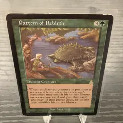 Magic: The Gathering Pattern of Rebirth Rare Green Enchantment Urza's Destiny R… - Image 1