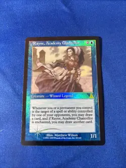 FOIL RAYNE, ACADEMY CHANCELLOR LP Urza’s Destiny Original mtg fast shipping - Image 1