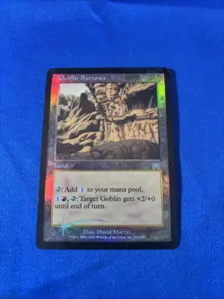 FOIL GOBLIN BURROWS LP- Onslaught Original mtg Magic fast shipping - Image 1