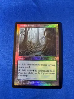 FOIL TAINTED WOOD LP- Torment Original mtg Magic fast shipping - Image 1